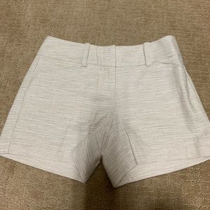 Cream colored Ann Taylor Shorts